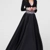 Tarik Ediz - V-Neck A-Line Gown 50018 Formal Gowns 2 Tarik Ediz - V-Neck A-Line Gown 50018 Formal Gowns