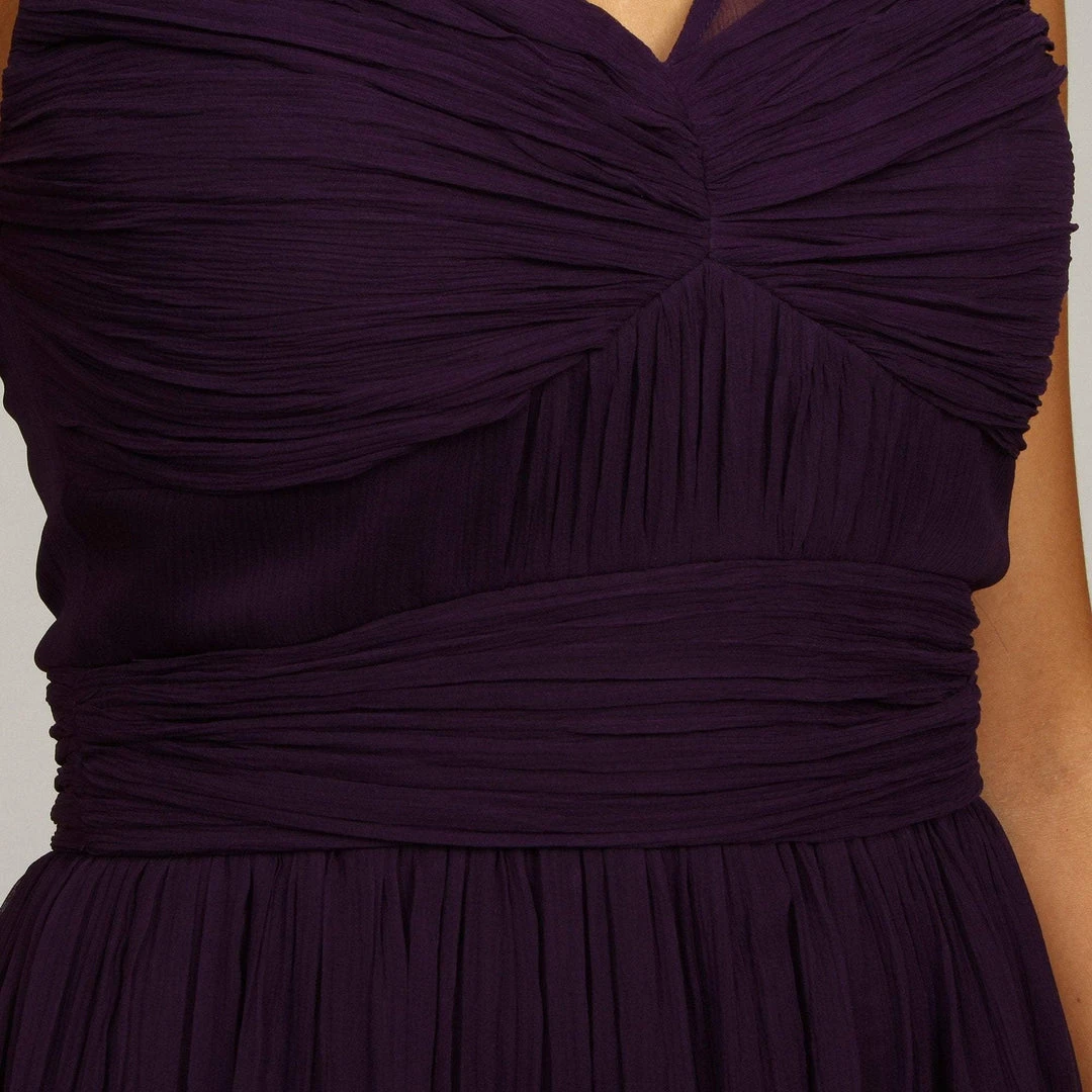 Taylor - 2342M Appliqued Shirr Bodice A-Line Dress 7 Taylor - 2342M Appliqued Shirr Bodice A-Line Dress