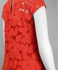 Taylor - 5448M Floral Lace Cutout Dress 11 Taylor - 5448M Floral Lace Cutout Dress