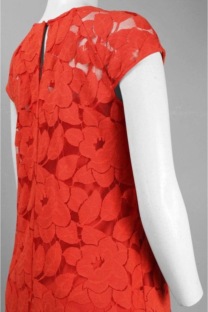 Taylor - 5448M Floral Lace Cutout Dress 7 Taylor - 5448M Floral Lace Cutout Dress