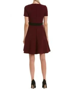 Cocktail Dresses Taylor - 9942M Jewel Short Sleeves A-Line Cocktail Dress