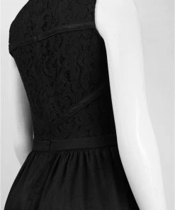 Taylor - Lace Jewel Neck Dress 5927M