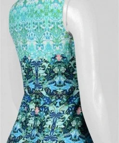 Taylor - Multi-Print Scuba Dress 9173MJ - 1 Pc Turq Multi In Size 8 Available 7 Taylor - Multi-Print Scuba Dress 9173MJ - 1 Pc Turq Multi In Size 8 Available