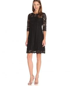 Homecoming Dresses Taylor - Quarter Length Sleeve Lace Dress 8568MJ