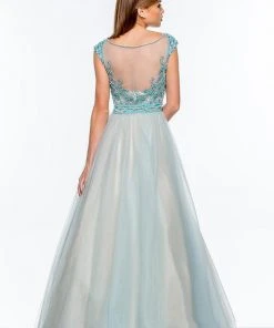 Formal Gowns Terani Couture - 151P0100A Illusion Embellished Ball Gown