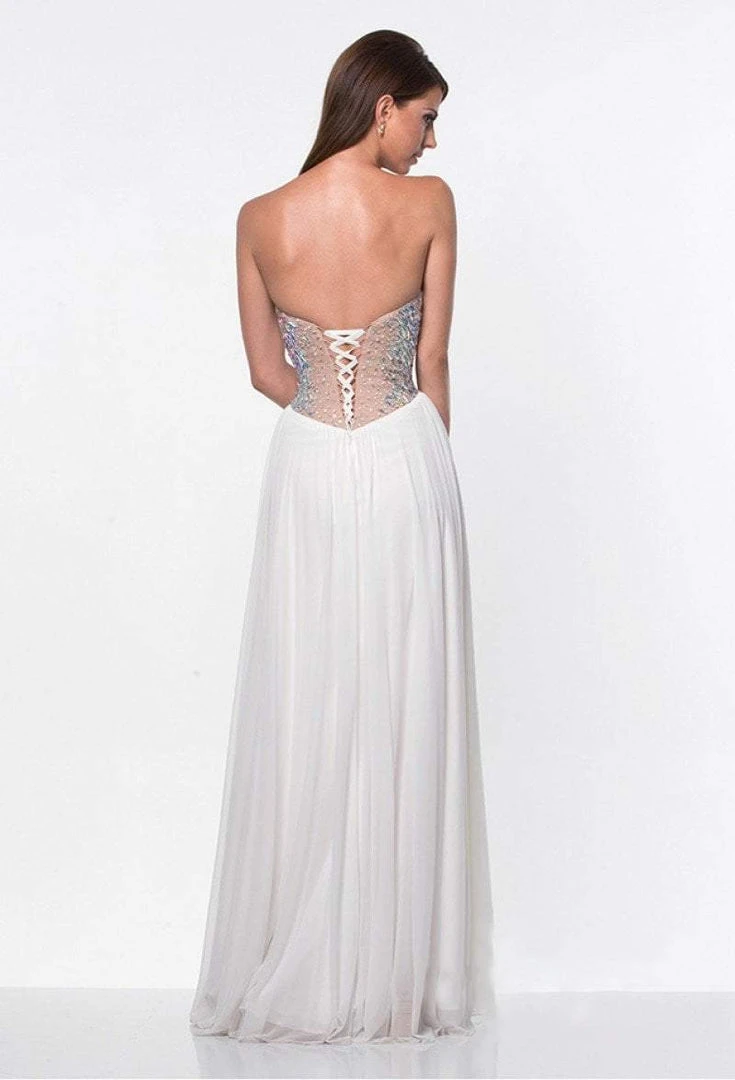 Terani Couture - 151P0382A Strapless Sweetheart Chiffon Gown 5 Terani Couture - 151P0382A Strapless Sweetheart Chiffon Gown