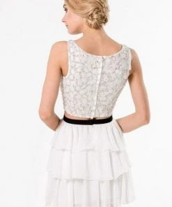 Terani Couture - 1521H0059A Two Piece Chiffon A-line Dress