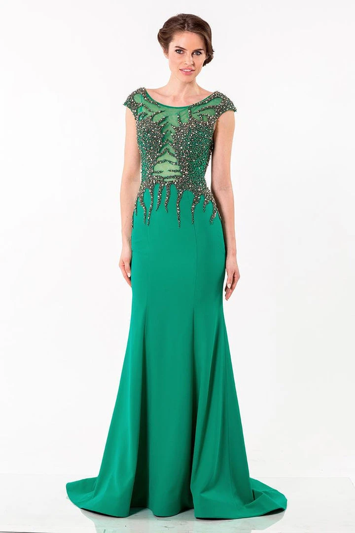 Formal Gowns Terani Couture - 1522E0466A Shimmering Stone Embellished Trumpet Gown 5 Formal Gowns Terani Couture - 1522E0466A Shimmering Stone Embellished Trumpet Gown