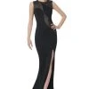 Formal Gowns Terani Couture - 1613E0394A Sleeveless Jewel Trumpet Gown With Slit