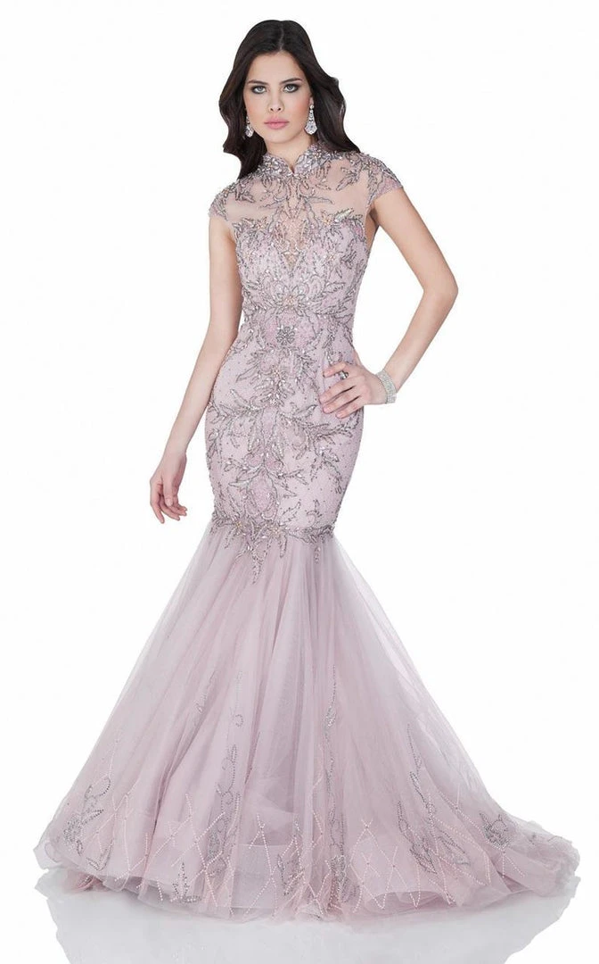 Terani Couture - 1622GL1992 Embellished High Neck Mermaid Gown Formal Gowns 3 Terani Couture - 1622GL1992 Embellished High Neck Mermaid Gown Formal Gowns