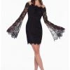 Terani Couture - 1825H7935 Embellished Lace Sheath Cocktail Dress 1 Terani Couture - 1825H7935 Embellished Lace Sheath Cocktail Dress