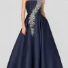 Terani Couture - 1912E9202 Embellished Straight Across Neck Long Gown Formal Gowns 1 Terani Couture - 1912E9202 Embellished Straight Across Neck Long Gown Formal Gowns