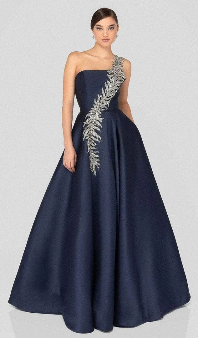 Terani Couture - 1912E9202 Embellished Straight Across Neck Long Gown Formal Gowns 3 Terani Couture - 1912E9202 Embellished Straight Across Neck Long Gown Formal Gowns