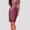 Cocktail Dresses Terani Couture - Asymmetric Peplum Cocktail Dress 2111C4560