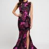 Terani Couture Asymmetrical Draped Evening Dress 1723E4266 Formal Gowns