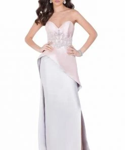 Terani Couture - Captivating Beaded Sweetheart Column Gown 1621E1461