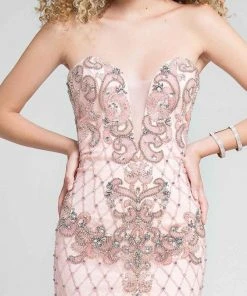 Formal Gowns Terani Couture - Captivating Beaded Sweetheart Mermaid Dress 1711P2590 9 Formal Gowns Terani Couture - Captivating Beaded Sweetheart Mermaid Dress 1711P2590