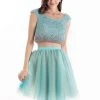 Terani Couture - Charming Beaded Two-piece Scoop Neck Short A-line Dress 1521H0100A