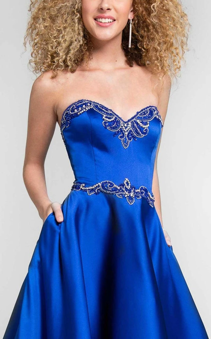 Terani Couture - Crystal Beaded Sweetheart Satin Ball Gown 1712P2893 5 Terani Couture - Crystal Beaded Sweetheart Satin Ball Gown 1712P2893