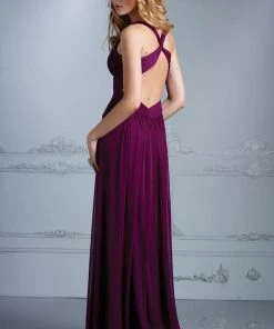 Formal Gowns Terani Couture - E2113 Sleeveless Crisscross Back Evening Gown 6 Formal Gowns Terani Couture - E2113 Sleeveless Crisscross Back Evening Gown