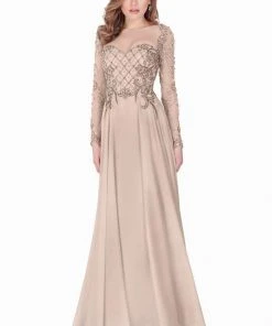 Formal Gowns Terani Couture - Elegant Beaded And Embroidered Sweetheart Chiffon A-line Gown 1621M1726 8 Formal Gowns Terani Couture - Elegant Beaded And Embroidered Sweetheart Chiffon A-line Gown 1621M1726