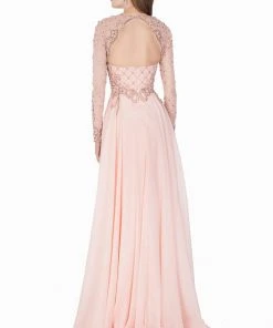 Formal Gowns Terani Couture - Elegant Beaded And Embroidered Sweetheart Chiffon A-line Gown 1621M1726 7 Formal Gowns Terani Couture - Elegant Beaded And Embroidered Sweetheart Chiffon A-line Gown 1621M1726