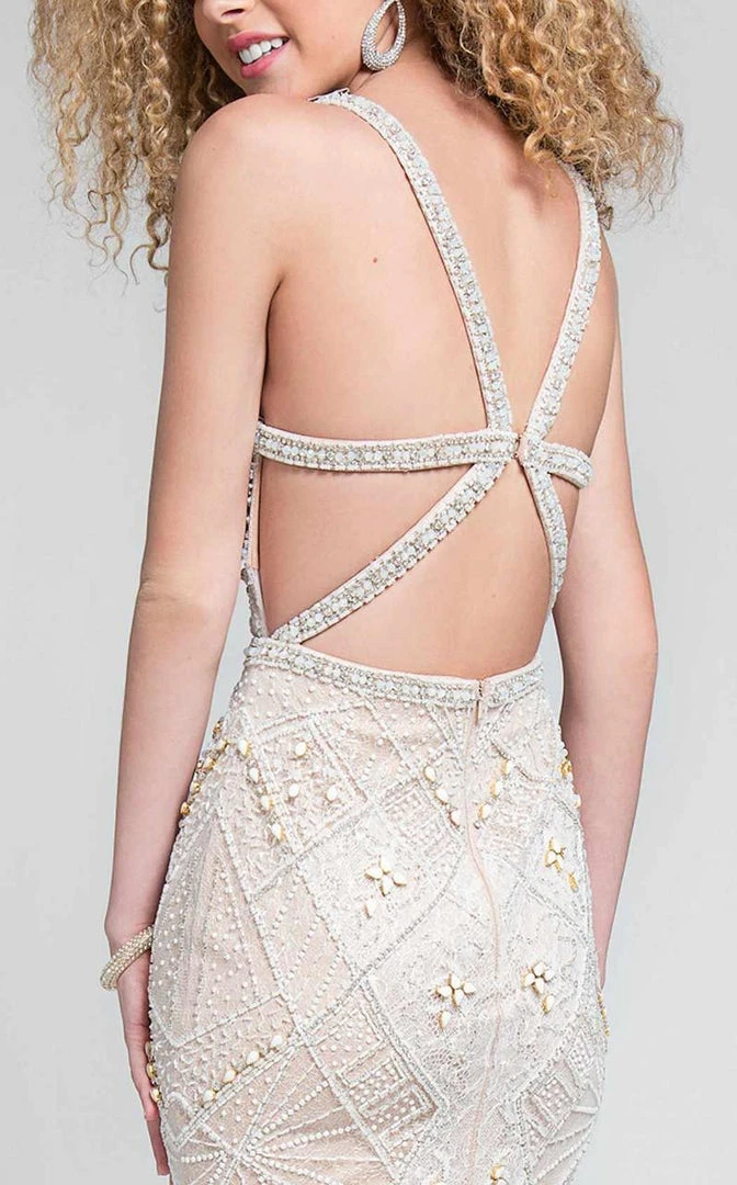 Cocktail Dresses Terani Couture - Embroidered Sweetheart Short Sheath Dress 1711P2112 5 Cocktail Dresses Terani Couture - Embroidered Sweetheart Short Sheath Dress 1711P2112