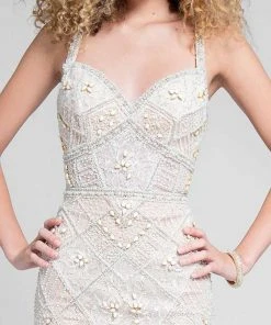 Cocktail Dresses Terani Couture - Embroidered Sweetheart Short Sheath Dress 1711P2112 9 Cocktail Dresses Terani Couture - Embroidered Sweetheart Short Sheath Dress 1711P2112