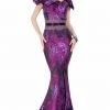 Terani Couture - Floral Ruffled Evening Gown 1623E1667
