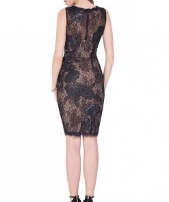 Terani Couture - Metallic Floral Evening Dress 1623C1411