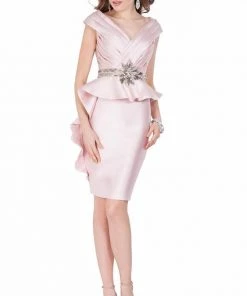 Terani Couture - Origami Metallic Evening Dress 1623C1400