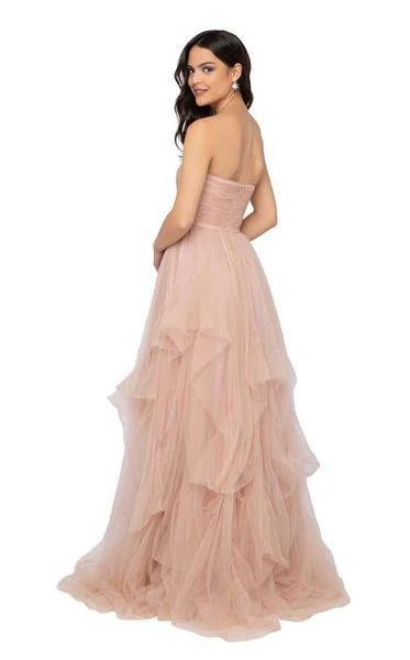 Terani Couture - Ruched Sweetheart Ruffled Dress 1912P8273 Formal Gowns 4 Terani Couture - Ruched Sweetheart Ruffled Dress 1912P8273 Formal Gowns