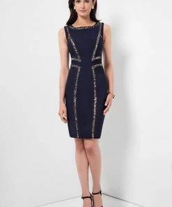 Terani Couture - Sophisticated Body-fitting Sleeveless Dress 1621C1260
