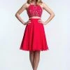 Terani Couture - Two-Piece Sequined Halter A-Line Cocktail Dress 1522H0160A Cocktail Dresses