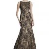 Formal Gowns Theia 882562 Embellished Bateau Trumpet Gown