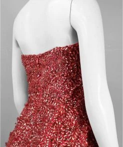 Cocktail Dresses Theia - Rhinestone Embellished Cocktail Dress 881107