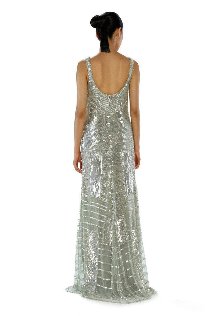 Formal Gowns Theia - Sequined Bateau Neck Dress 882323 5 Formal Gowns Theia - Sequined Bateau Neck Dress 882323