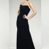 Theia - Strapless Straight Across Neck Dress 880918 Formal Gowns 1 Theia - Strapless Straight Across Neck Dress 880918 Formal Gowns