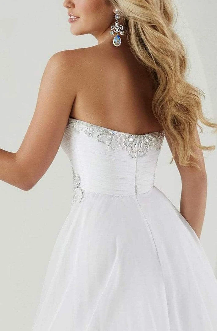 Formal Gowns Tiffany Designs - 16144 Embellished Strapless A-line Dress 5 Formal Gowns Tiffany Designs - 16144 Embellished Strapless A-line Dress