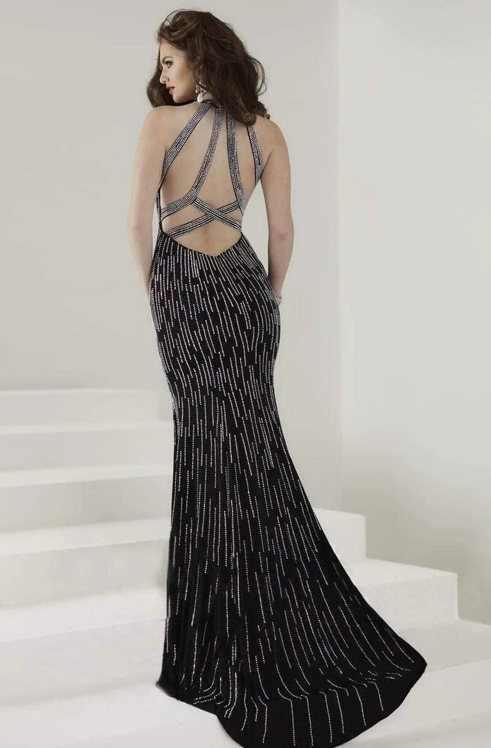 Tiffany Designs - 16174 Radiantly Embellished V-Neck Long Evening Gown 4 Tiffany Designs - 16174 Radiantly Embellished V-Neck Long Evening Gown