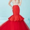 Tiffany Designs - 16217 Captivating Rhinestone And Crystal Beaded Deep Sweetheart Mermaid Dress Formal Gowns