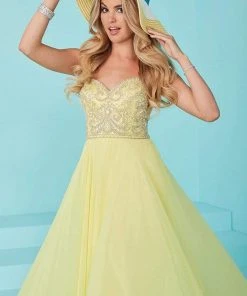 Formal Gowns Tiffany Designs - 16231 Scintillating Beaded Sweetheart Chiffon A-line Skirt