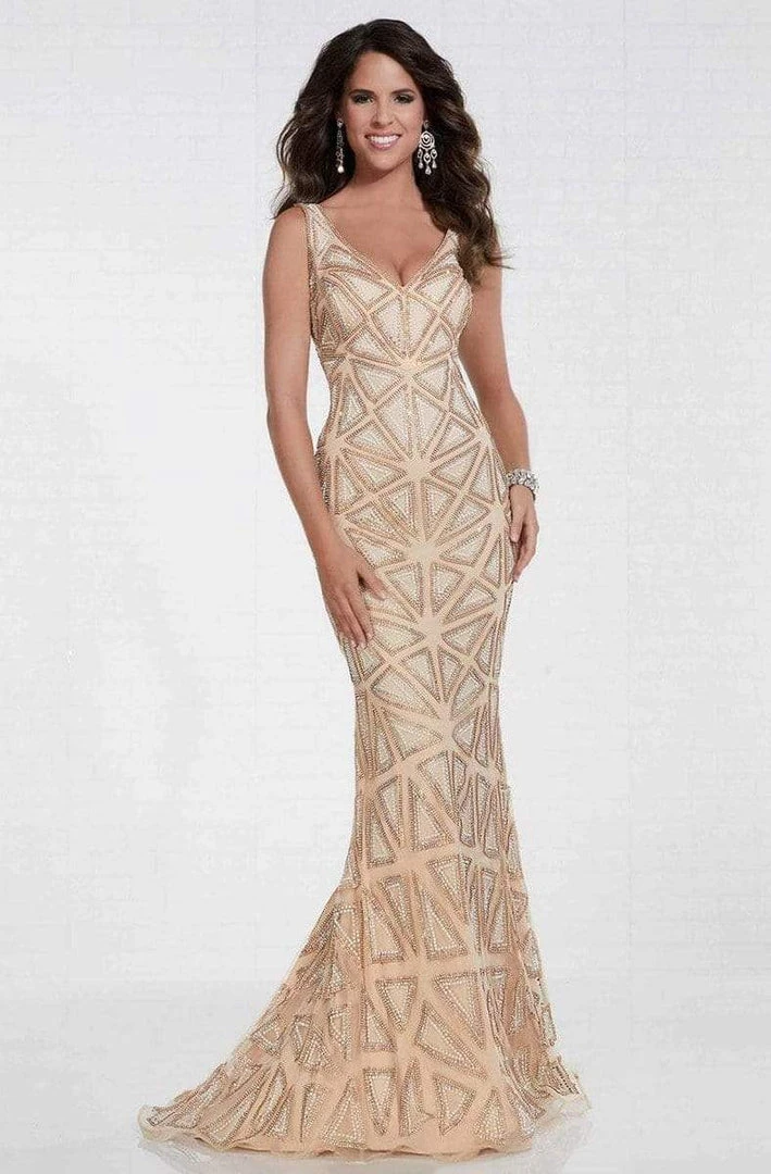 Tiffany Designs - 16262 Geometric Beaded Sleeveless Mermaid Gown Formal Gowns 7 Tiffany Designs - 16262 Geometric Beaded Sleeveless Mermaid Gown Formal Gowns