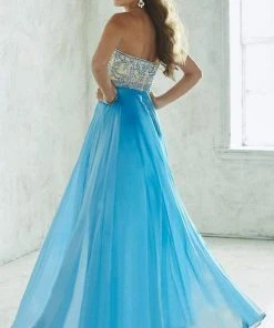 Formal Gowns Tiffany Designs - 46024 Strapless Embellished Evening Gown