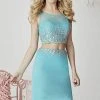 Tiffany Homecoming - 27104 Two-Piece Rhinestone-encrusted Illusion Sweetheart Jersey Pencil Dress