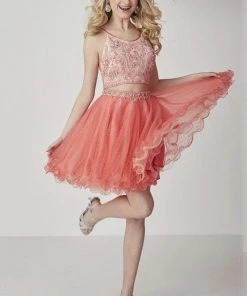 Tiffany Homecoming - 27138 Charming Two Piece Cocktail Dress