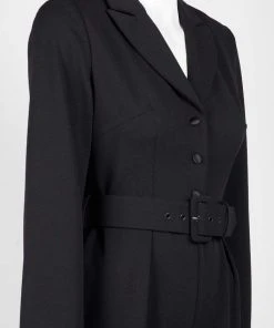 Adrianna Papell - AP1D102936 Collared V-neck Stretch Crepe Jumpsuit