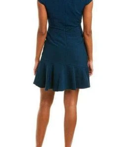 Adrianna Papell AP1D103481 - Short Sleeved Plain Cocktail Dress