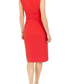 Adrianna Papell AP1D103907 - Tie Front Knee Length Cocktail Dress
