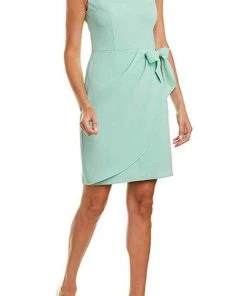 Adrianna Papell AP1D104031 - Bateau Draped Tie Formal Dress